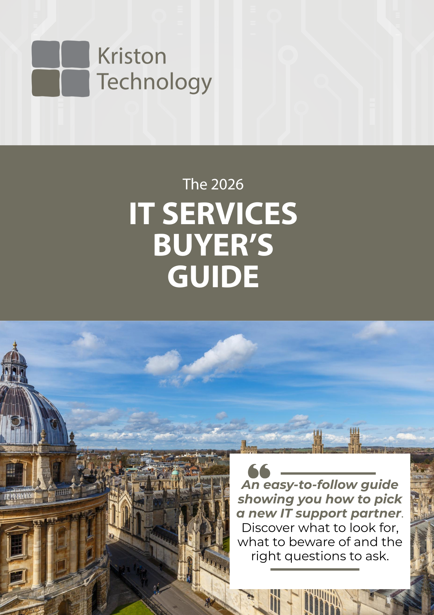 Kriston Technology Buyers Guide